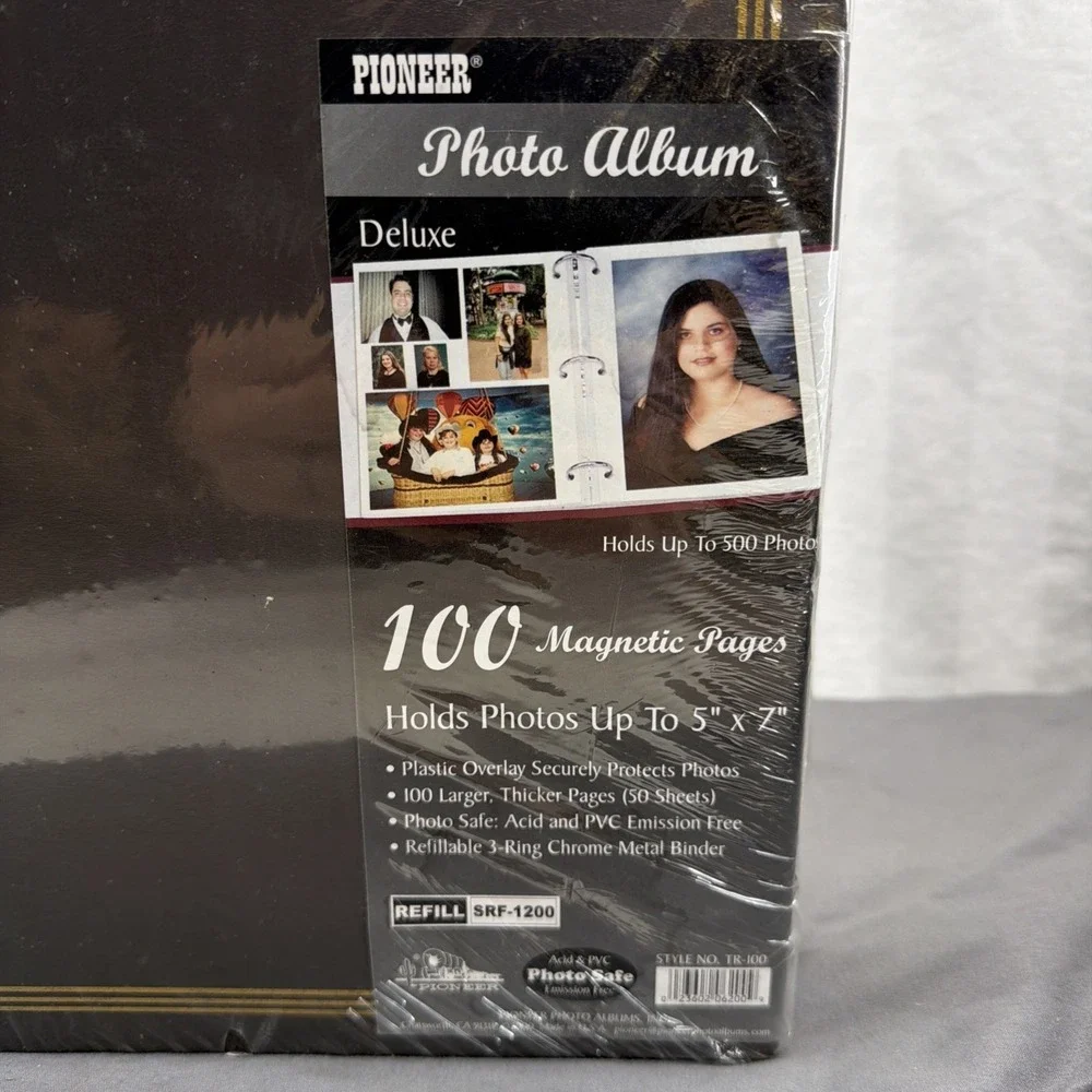 Pioneer Deluxe Cover Holds up 500 Photo Album Large Photo 100 Pages Vintage NEW